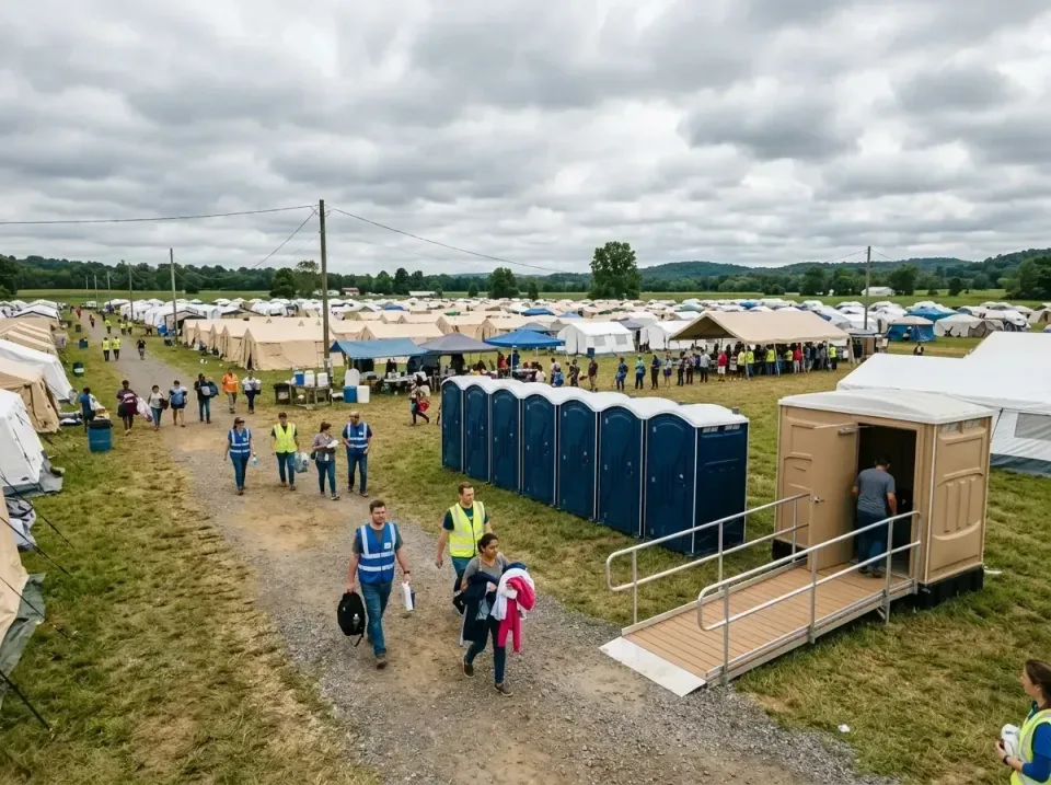 disaster-relief-camp-restrooms-010 — frequently asked questions, Dumpster & Portable Bathrooms Rental in Progress, PA